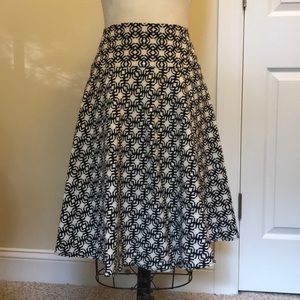 Deco Print Embellished Skirt